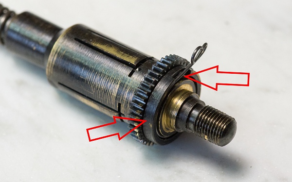 Spannknopf