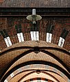 Blick an die Torbogendecke